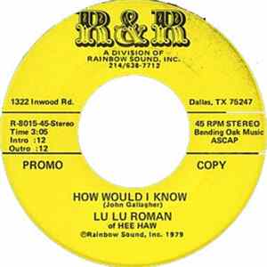 Lulu Roman - How Would I Know Album