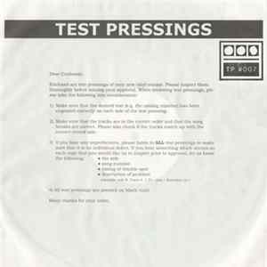 Demdike Stare - Testpressing #007 Album
