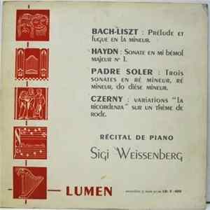 Sigi Weissenberg - Recital De Piano Album