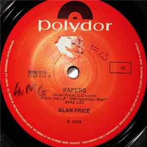 Alan Price - Papers Album