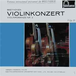 Beethoven, Das Philharmonische Orchester Den Haag, Willem van Otterloo, Herman Krebbers - Violinkonzert - Violinromanze Nr. 2 Album