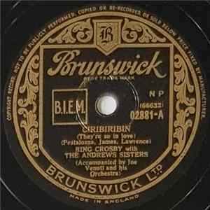 Bing Crosby With The Andrews Sisters - Ciribiribin / Yodelin' Jive Album