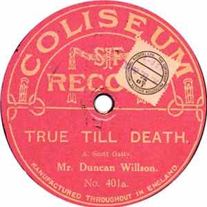Mr. Duncan Willson - True Till Death / Eileen Alannah Album