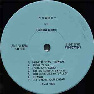 Richard Riddle - Cowboy By Richard Riddle Album
