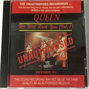 Queen - We Will Rock You (Vol. 1) Album