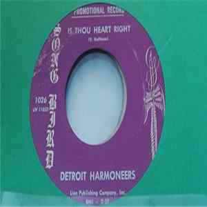 Detroit Harmoneers - Is Thou Heart Right Album