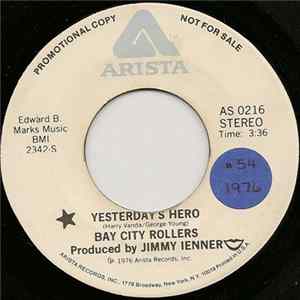 Bay City Rollers - Yesterday's Hero Album