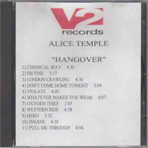 Alice Temple - Hangover Album