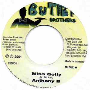 Anthony B - Miss Gotty Album