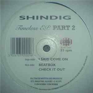 Shindig - Timeless EP Part 2 Album