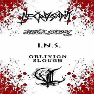 Necrosadik, Anxiety , I.N.S. , Oblivion Slough, Vil - Splattered Red Pain Is Above The World Album