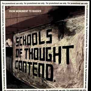 From Monument To Masses - Schools Of Thought Contend. Album