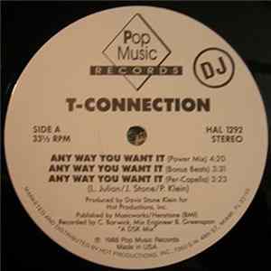 T-Connection - Any Way You Want It Album