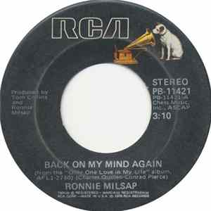 Ronnie Milsap - Back On My Mind Again Album