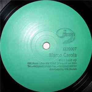 Marco Carola - Man Train EP Album