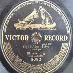 Blanche Ring - Yip! I Adee! I Aye Album