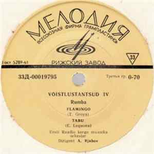 A. Rjabov, Eesti Raadio Kerge Muusika Orkester - Võistlustantsud IV Album