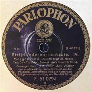De Stem Des Volks - Strijdliederen-Fantasie. III. / Strijdliederen-Fantasie. IV. Album