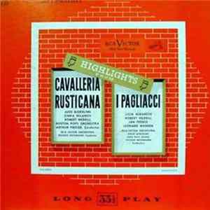 Various - Highlights From Cavalleria Rusticana And I Pagliacci Album