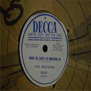 The Weavers - When The Saints Go Marching In / Kisses Sweeter Than Wine (Sample Copy) White Label / Blue Print Album