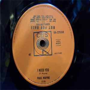 Paul Wayne - I Need You Album