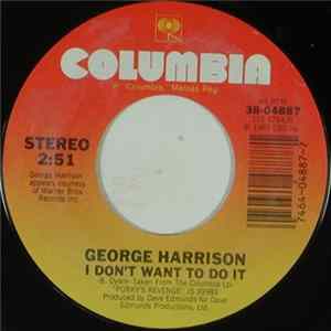 George Harrison / Dave Edmunds - I Don't Want To Do It / Queen Of The Hop Album