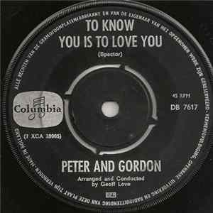 Peter & Gordon - To Know You Is To Love You / I Told You So Album