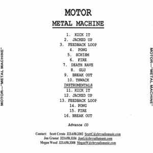 MOTOR - Metal Machine Album