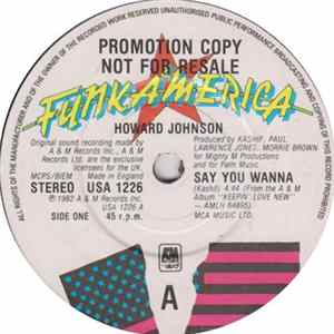 Howard Johnson - Say You Wanna Album