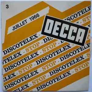 Various - Discotelex 3 - Présentation Des Nouveautés - Juillet 1966 Album