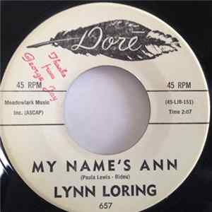 Lynn Loring - My Name's Ann Album