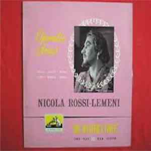 Nicola Rossi-Lemeni - Operatic Arias Sung By Nicola Rossi-Lemeni Album