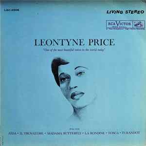 Leontyne Price - Arias From Aïda • Il Trovatore • Madama Butterfly • La Rondine • Tosca • Turandot Album
