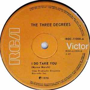 The Three Degrees - I Do Take You / Maybe Album