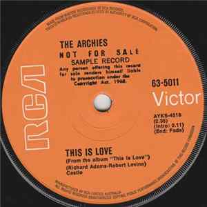 The Archies - This Is Love / Throw A Little Love My Way Album