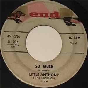 Little Anthony & The Imperials - So Much / Oh Yeah Album