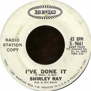 Shirley Ray - Hurtin' The Most Album