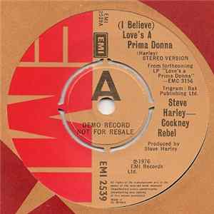 Steve Harley & Cockney Rebel - (I Believe) Love's A Prima Donna Album