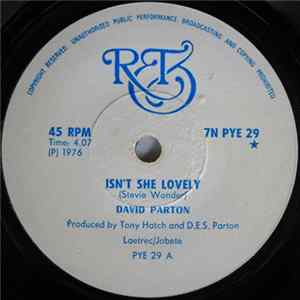 David Parton - Isnt She Lovely Album