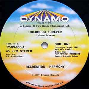 Recreation-Harmony - Childhood Forever / Kid's Dance Album