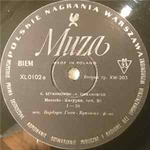 Karol Szymanowski - Barbara Hesse-Bukowska - Twenty Mazurkas Album