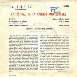 Jimmy Fontana / Paula - 2º Festival De La Canción Mediterránea Album