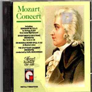 Mozart, The Stuttgart Chamber Orchestra, Karl Münchinger - Mozart Concert Album