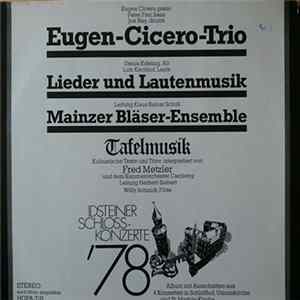 Eugen Cicero Trio, Ursula Edeling, Lutz Kirchhof, Mainzer Bläser-Ensemble, Klaus Rainer Schöll, Fred Metzler, Kammerorchester Camberg, Herbert Siebert, Willy Schmidt - Idsteiner Schloss-Konzerte '78 Album