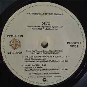 Devo - The Day My Baby Gave Me A Surprize Album