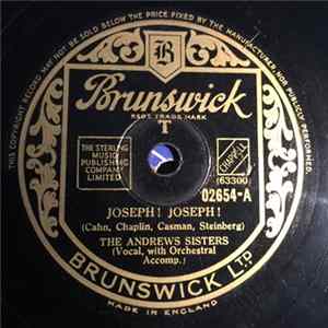 The Andrews Sisters - Joseph ! Joseph ! / Tu-Li-Tulip Time Album