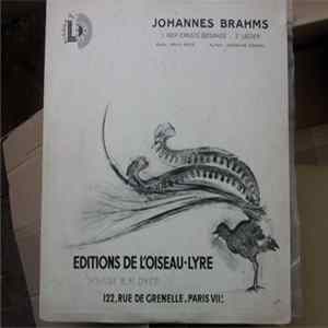 Johannes Brahms, Bruce Boyce, Jacqueline Bonneau - Vier Ernste Gesaenge; Lieder Album