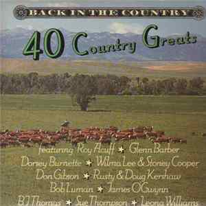 Various - Back In The Country (40 Country Greats) Album