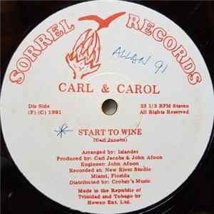 Carl Jacobs And Carol Jacobs - Start To Wine Album