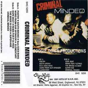 Boogie Down Productions - Criminal Minded Album